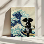 Under the Wave, arte de Dikhotomy impreso en canvas