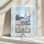 Paris Terrace, arte de Petra Lizde impreso en canvas