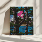 Pink Sun Over Mount Fuji, arte de Nicholas impreso en canvas