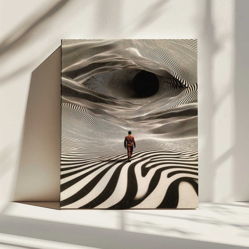 Op Art Journey, arte de Taudalpoi impreso en canvas
