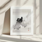 Mountains, arte de Suzuki Kiitsu impreso en canvas