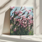 Blushing Pink Flowers, arte de Javier Pardina impreso en canvas