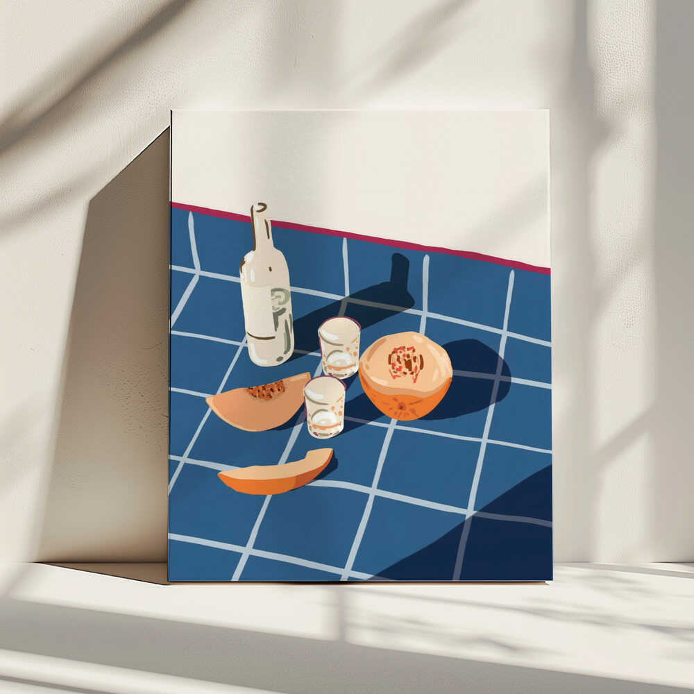 Fresh Summer Picnic, arte de Uma Gokhale impreso en canvas
