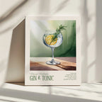 Classic Gin Tonic, arte de Andreas Magnusson impreso en canvas