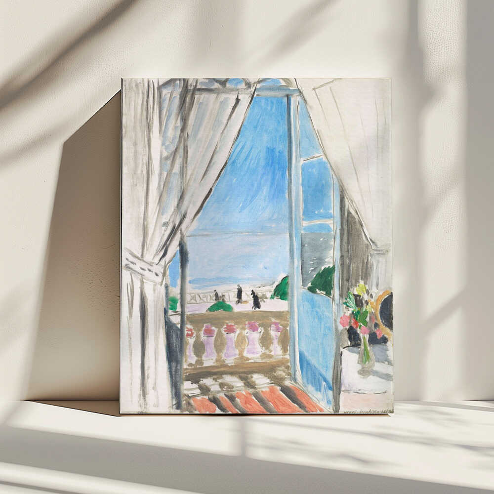 La Fenêtre Ouverte, arte de Henri Matisse impreso en canvas