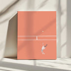 Gamesetmatchno04, arte de Treechild impreso en canvas