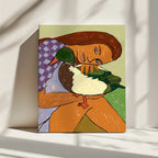 A Gentle Duck Embrace, arte de Uma Gokhale impreso en canvas