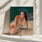 Bather and Boat, arte de Tore Bahnson impreso en canvas