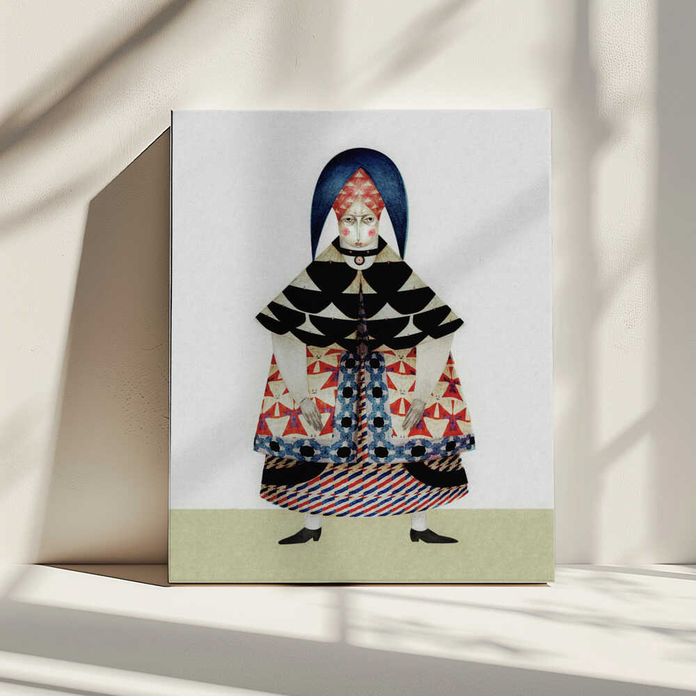 Whimsical Folk Figure, arte de Luca di Napoli impreso en canvas