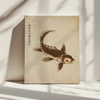 Japanese Koi Fish, arte de Nicholas impreso en canvas