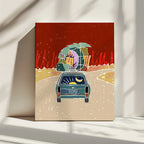 Escape Road Trip, arte de Uma Gokhale impreso en canvas