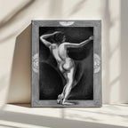 Art Deco Nude Figure, arte de Corné Akkers impreso en canvas