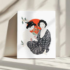 Two Japanese Beauties, arte de Marja van den Hurk impreso en canvas