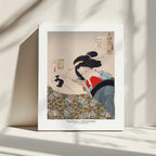 An Urban Widow of the Kansei Period (1789 1800), arte de Tsukioka Yoshitoshi impreso en canvas