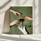 Elegant Wine Service, arte de Andreas Magnusson impreso en canvas
