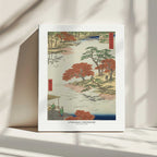 Precints of the Akiba Shrine, Ukeji (ukeji Akiba No Keidai), arte de Utagawa Hiroshige impreso en canvas