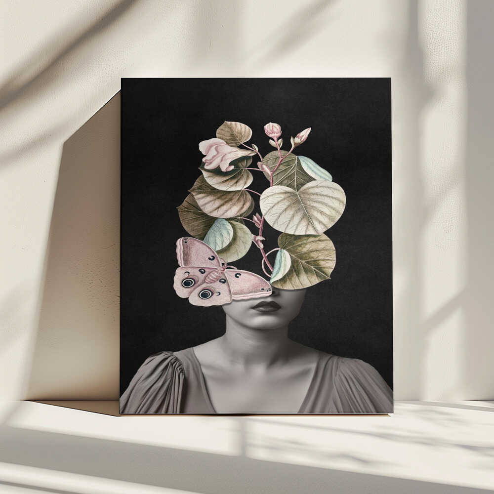 Elegant Butterfly Botanicals, arte de Marja van den Hurk impreso en canvas