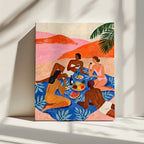 Summer Beach Picnic, arte de Uma Gokhale impreso en canvas