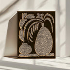 Textured Floral Still Life, arte de Josie George impreso en canvas