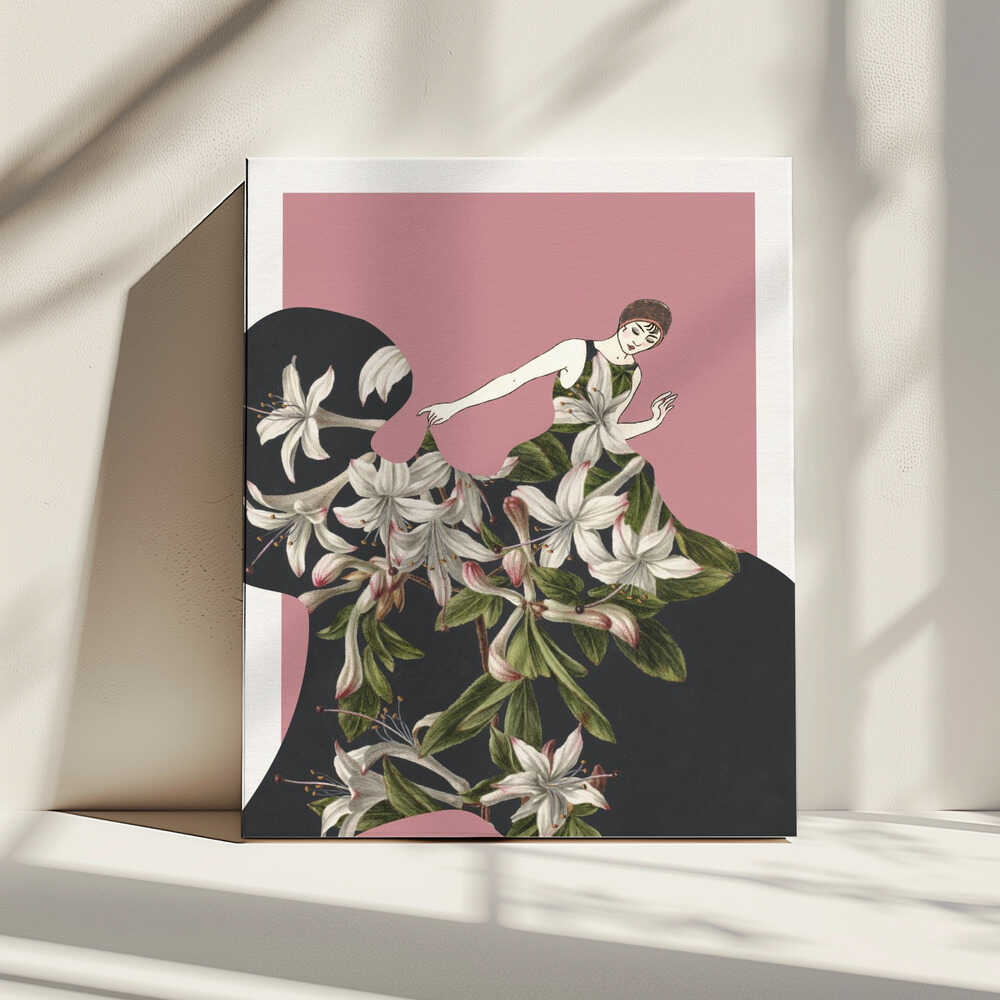 Elegant Floral Fashion, arte de Wild Violets impreso en canvas
