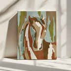 Abstract Horse Portrait, arte de Nikita Jariwala impreso en canvas