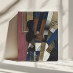 Guitar and Pipe (1913), arte de Juan Gris impreso en canvas