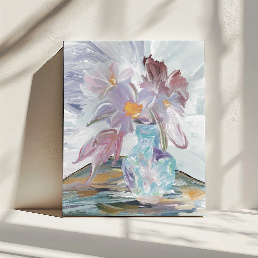 Abstract Floral Still Life, arte de GIovanna Gil Alves impreso en canvas