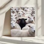 One Black Sheep, arte de Andreas Magnusson impreso en canvas