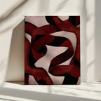 Elegant Red Swirls