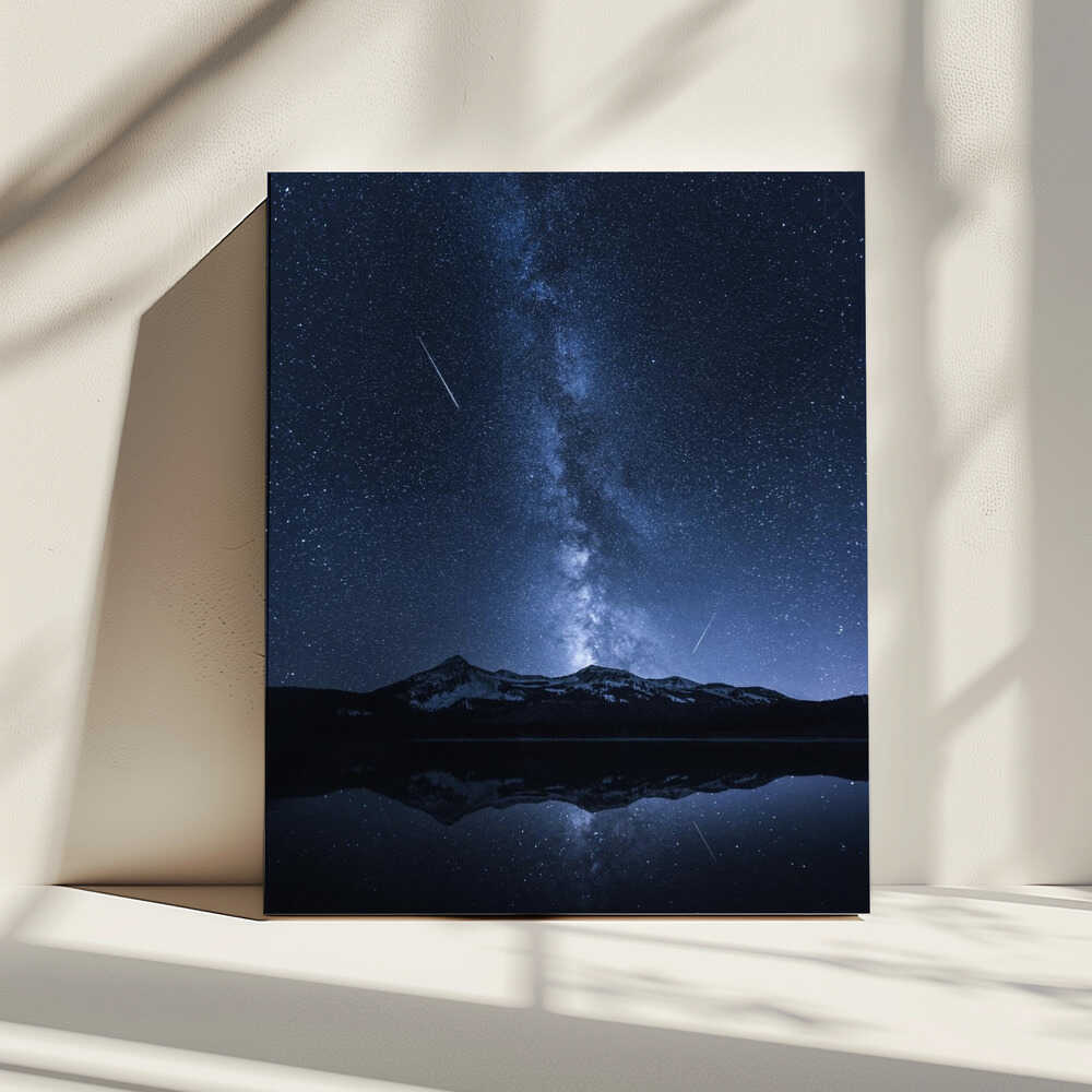 Milky Way Lake Reflection