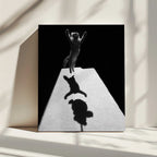 Jumping Cat Shadow, arte de Jure Kravanja impreso en canvas