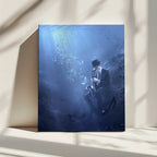 Underwater Jazz Man, arte de Christophe Kiciak impreso en canvas