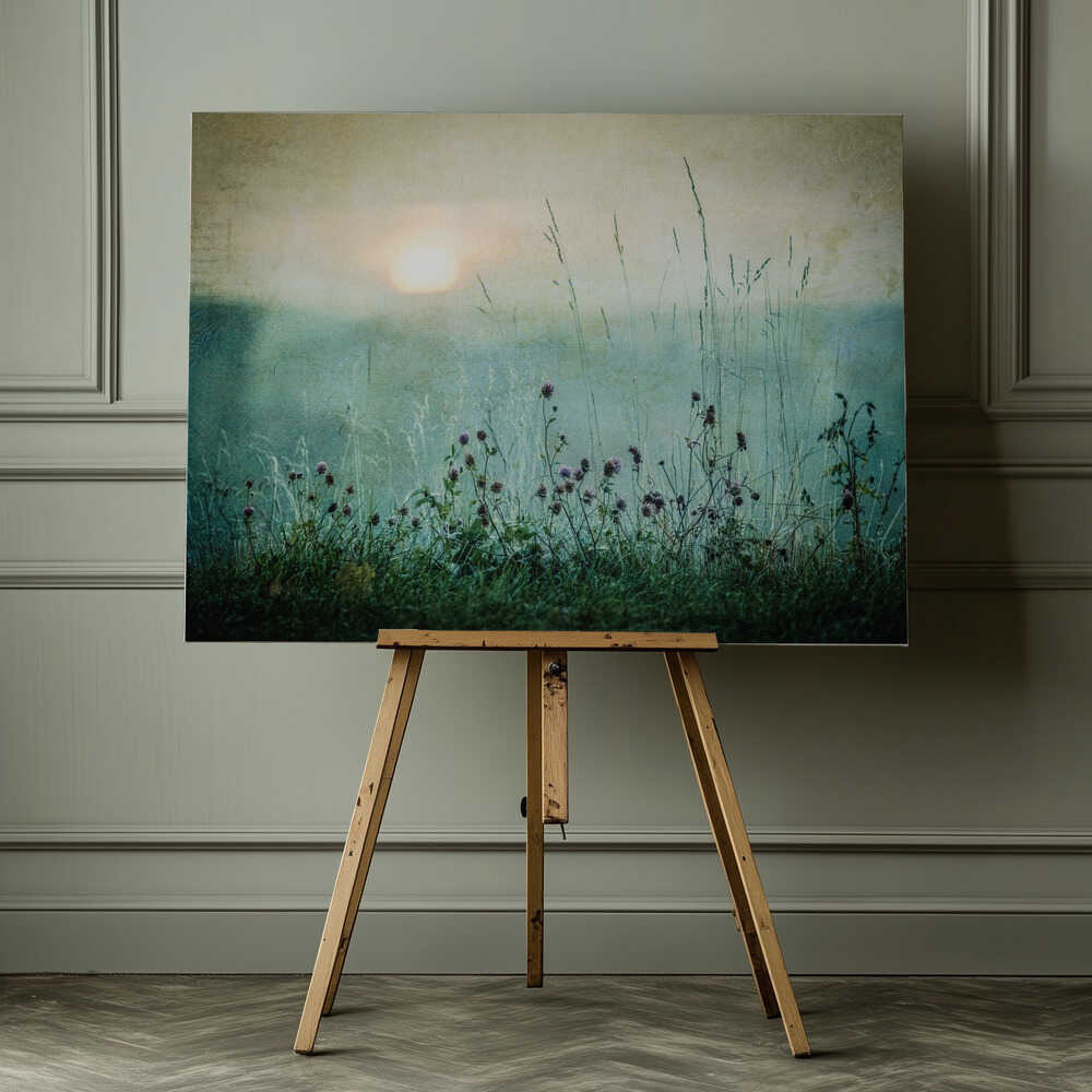 Misty Meadow Sunrise