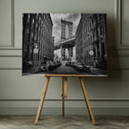 DUMBO Manhattan Bridge View, arte de Lidia Vanhamme impreso en canvas