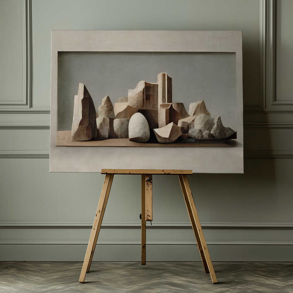Stone Harmony, arte de Treechild impreso en canvas