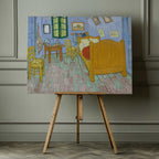 The Bedroom, arte de Vincent Van Gogh impreso en canvas