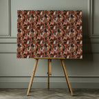 Crimson Mosaic, arte de Treechild impreso en canvas