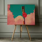 Surreal Stop Go, arte de CosmoZach impreso en canvas
