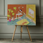 Cozy Creative Space, arte de Sharyn Bursic impreso en canvas