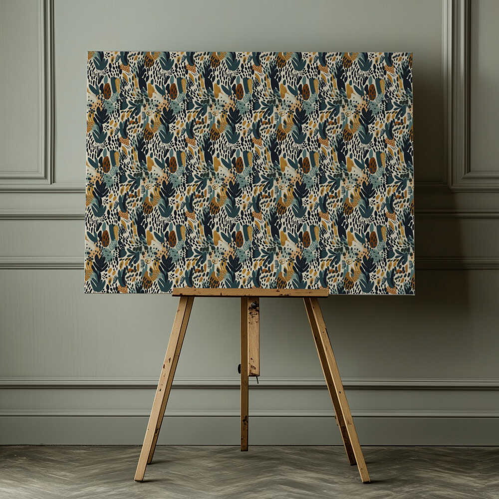 Nature's Mosaic, arte de Treechild impreso en canvas