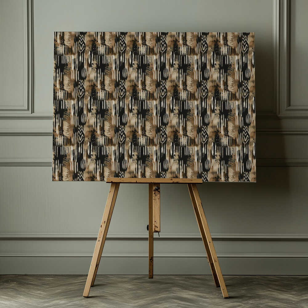 Rhythmic Earth Tones, arte de Treechild impreso en canvas