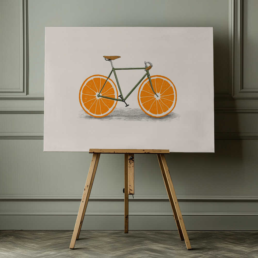 Citrus Cycle, arte de Florent Bodart impreso en canvas