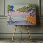 Golfe Juan 1896, arte de Paul Signac impreso en canvas