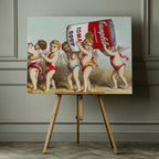 We Have a Snack, arte de Dikhotomy impreso en canvas