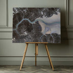 Winding Estuary Patterns, arte de Jure Kravanja impreso en canvas
