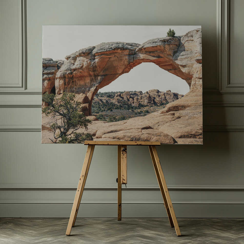 Natural Desert Arch, arte de Courtney Crane impreso en canvas