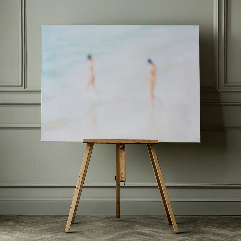 Dreamy Beach Walk, arte de Tal Paz-Fridman impreso en canvas
