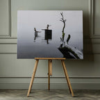 Misty Figures Reflecting, arte de Leszek Paradowski impreso en canvas