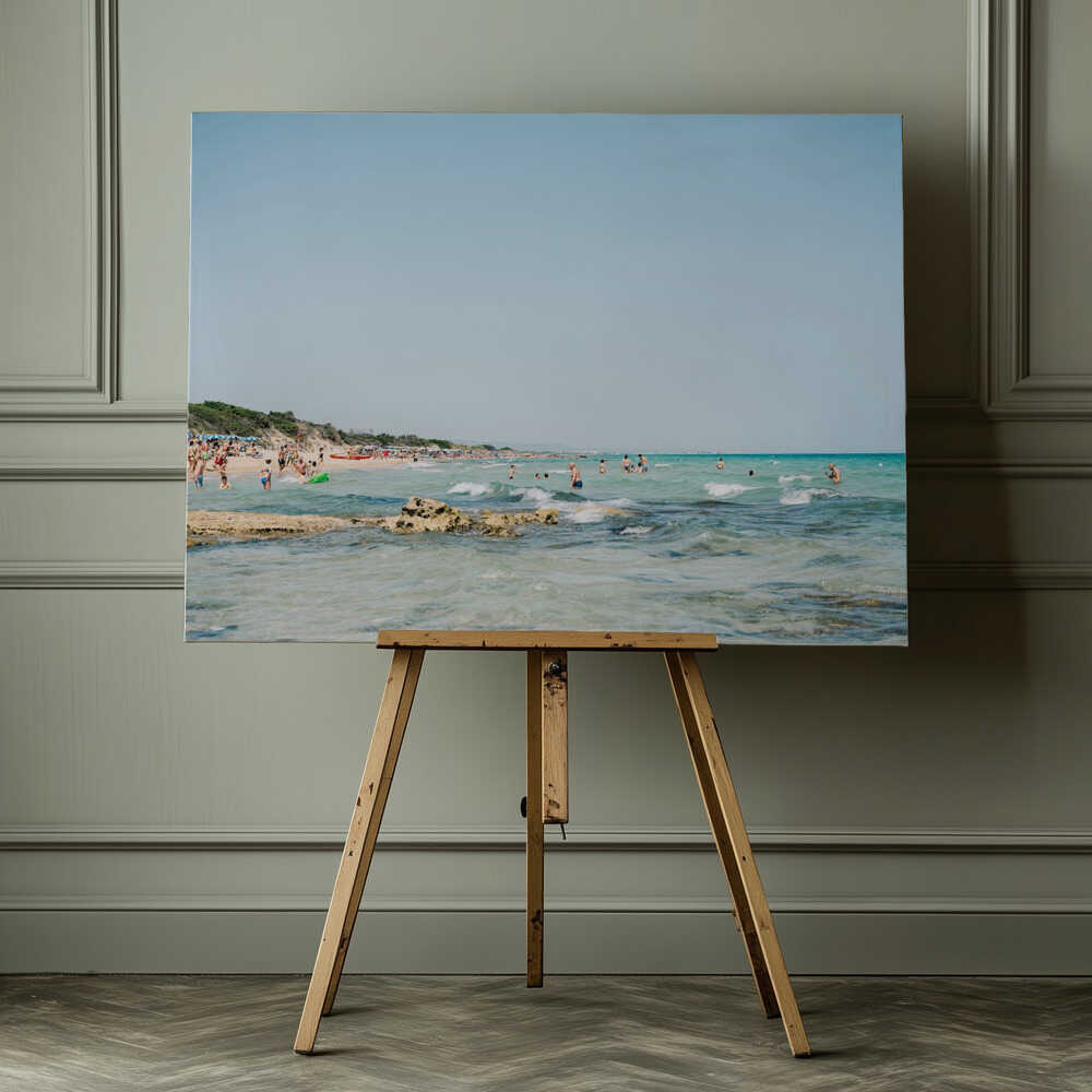 Ostuni Summer | Italy travel photography, arte de Raisa Zwart impreso en canvas