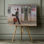 Dynamic Subway Commute, arte de Marcel Egger impreso en canvas